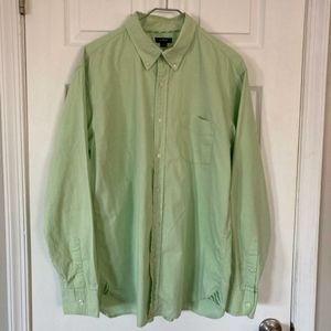 J. Crew Lime Green Button Down
